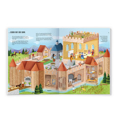 Troetsch Verlag - Libri - Mein Großes Stickerbuch Ritter und Burgen - 3+ Anni - Gioco educativo