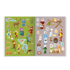 Troetsch Verlag - Libri - Mein Großes Stickerbuch Ritter und Burgen - 3+ Anni - Gioco educativo