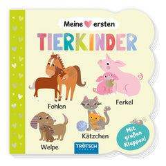 Trötsch Verlag - Books - Meine Ersten Tierkinder - Interactive Board Book - 3+ Years