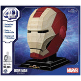 4D Build Marvel Iron Man Kit di Modello Puzzle 3D con Supporto 96 Pezzi Set di Costruzione Giocattolo