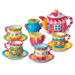 4M - Creative Craft - Dipingi il tuo Mini Set da Tè - 8 - 4M04541