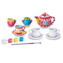 4M - Creative Craft - Dipingi il tuo Mini Set da Tè - 8 - 4M04541