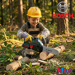 Theo Klein - Bosch - Chainsaw Ii - Helmet - Gloves - Pretend Professions And Role Playing