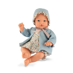 ASI Dolls - Koke 36cm Celeste con abito floreale - Bambola morbida 3+ anni