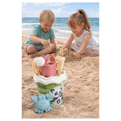 Androni - Recyclace Save the Forest Pastel Sand Set - 6 Pcs Sustainable Beach Kit with Watering Can - Age +10M - Beach & Sand Toys