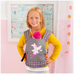 BAYER DESIGN - Trasportino per Bambole Grigio Rosa - Giocattoli per Bambole e Set di Gioco