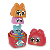 CLEMENTONI - Gioco di Impilamento Baby - Giochi di Ordinamento e Impilamento - +18M - Gioco Educativo - CLM17606