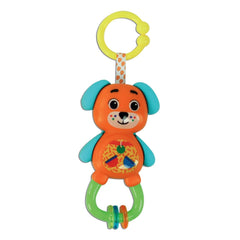 Baby Clementoni - Set Regalo Doudou per Bambini con Giocattoli da Ordinare e Impilare a Forma di Cucciolo