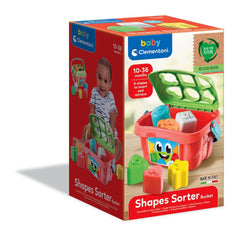 Baby Clementoni - Shapes Sorter Bucket Sorting & Stacking Toys