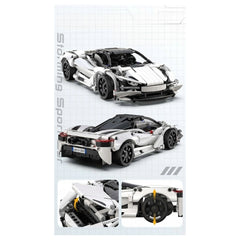 CaDA - Costruzioni - Storming Sport Car - Set radiocomandato - 6 Anni