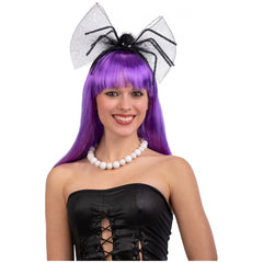 Carnival Toys - Fun Headband With Bow And Black Spider For Creative Dress-Up Play - Pretend Professions And Role Playing