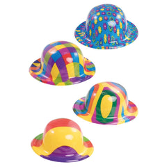Carnival Toys - Mini Cappello Bowler Dipinto in PVC per Divertimento e Gioco Immaginativo - Professioni Fittizie e Gioco di Ruolo