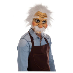 Carnival Toys - Pretend Professions - Geppetto Latex Mask with Glasses - 14+ Years