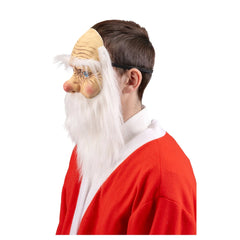 Carnival Toys - Giochi di ruolo - Maschera di Babbo Natale in lattice - Adulto - Regalo di Natale