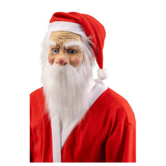 Carnival Toys - Giochi di ruolo - Maschera di Babbo Natale in lattice - Adulto - Regalo di Natale