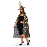 Costumi di Carnevale - Set Costume da Strega con Mantello da 120 cm e Cappello per Gioco Immaginativo - Professioni Fittizie e Gioco di Ruolo