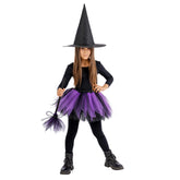 Carnival Toys - Witch Costume Set with Broom - Pretend Professions & Role Playing