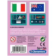 Clementoni - Flag-Game - Card Games
