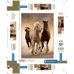 Clementoni High Quality Collection - Running Horses - 1000 Pcs Puzzle
