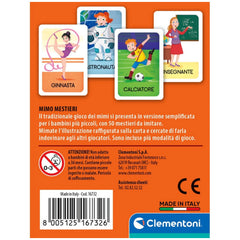 Clementoni - Mimo Mestieri Giochi di Carte - Edizione Italiana