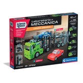 Clementoni - Set di Costruzione Camion Meccanico STEM 10 in 1