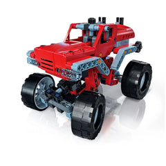 Clementoni Scienza E Gioco Build - Meccanica Costruisci 10 Modelli - Set di Costruzione Monster Truck