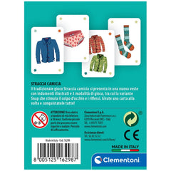 Clementoni - Straccia Camicia Card Games - Italian Edition