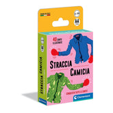 Clementoni - Straccia Camicia Giochi di Carte - Edizione Italiana