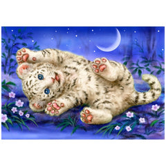 DIAMOND DOTZ - Baby Tiger Roly Poly - Arts and Crafts