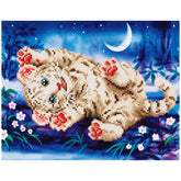 DIAMOND DOTZ - Baby Tiger Roly Poly - Arts and Crafts