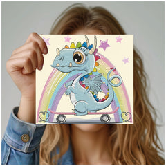 DIAMOND DOTZ - DOTZIES Dragon Skate Diamond Painting - Arti e Mestieri