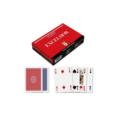 Dal Negro - Mazzi di Carte Excelsior Rummy - Mazzo Blu-Rosso - 2X55 Carte