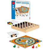 Dal Negro - Many Games Wooden Board Games Set