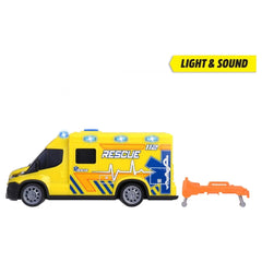 Dickie Toys - Veicoli e Macchinine - Ambulanza Iveco Daily - Luce e Suono - 3+ Anni