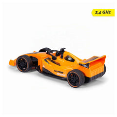 Dickie Toys - RC Speed Racer Racing Car for Kids Ages 4 Years+ - 1:24 Scale 2.4 GHz Remote Controlled Formula-Style Travel Vehicle with Full Drive Functions and Rear Spoiler