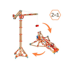Eichhorn - 2 - in - 1 Gru a Torre e Navetta Spaziale - Giocattoli da Costruzione - 6 - 58701374