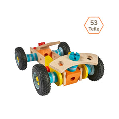 Eichhorn - Set di Costruzione Auto da Corsa - Giochi di Costruzione - 3 Anni+ - 58701337