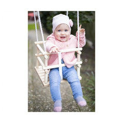 Eichhorn Outdoor Wooden Baby Swing 20 kg - Outdoor Play Equipment