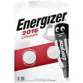 Energizer Button Cell Cr2 016 3 V 2 Pc(S)