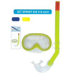 Escubia - Maschera da immersione Sprint Kid Allergy Free in PVC Età: 3 - 6