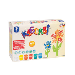 Feuchtmann - Set di 6 Maxi Tempere Finger Paint da 150 Gr - Arte e Fai da Te