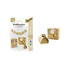 Folia - Kraftpapier A4 Format 10X120 Gr And 10X230 Gr Natural Color Sheets - Arts & Crafts