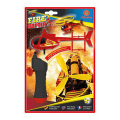 GUNTHER FLUGSPIELE - Veicoli e Macchinine - Fire Copter - Rosso Giallo - 4 Anni - Giochi all'aperto