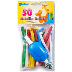 Globo - 30 Palloncini Modellabili Con Pompa E Istruzioni