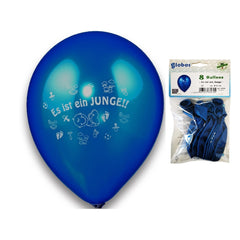 Globo - Blue Balloons "It'S A Boy" - Pack Of 10
