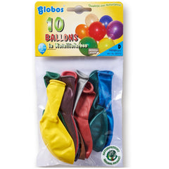 Globo - Palloni Metallici 29 Cm - Confezione da 10