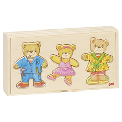 Gollness - Bear Design Dress Up Box Puzzle - Puzzles