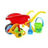 Gowi - Set Carrello da Giardino Classico - 4 Pezzi - Attrezzatura da Gioco per Esterni