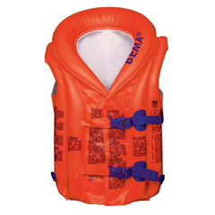 Happy People - Bema Inflatable Life Jacket From 2-6 Years 15-30Kg Orange/Blue 30X42Cm