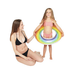 Happy People - Rainbow Swimming Ring 65 Cm